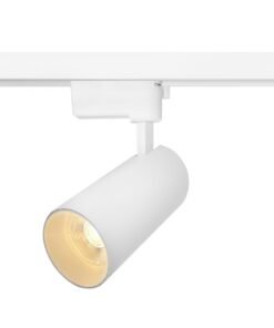 18W 3000K LED Track Light cylinder sand white rotatable