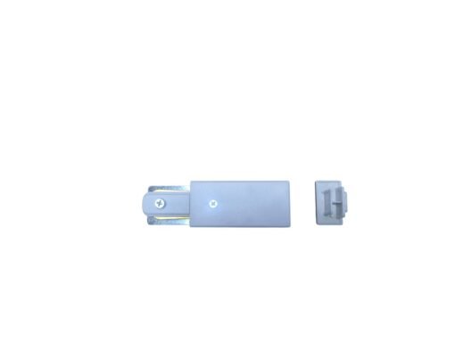 End power supply for 1 phase 2 wire track light system sand white