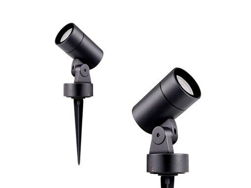 Spike Light garden lamp GU10 design fitting sand black rotatable waterproof - Image 3