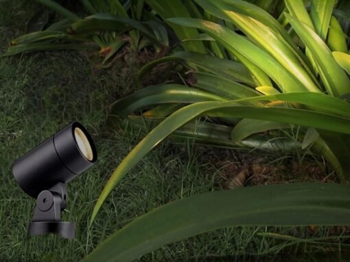 Spike Light garden lamp GU10 design fitting sand black rotatable waterproof - Image 2