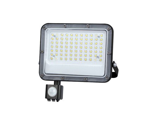 50W 5000K Floodlights With Sensor and Lens SMD LED Waterproof