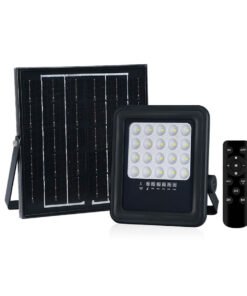 Alternative view of Solar 500lm LED Floodlight with Remote Control