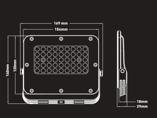 30W 5000K Floodlights With Lens SMD LED Waterproof - Image 4