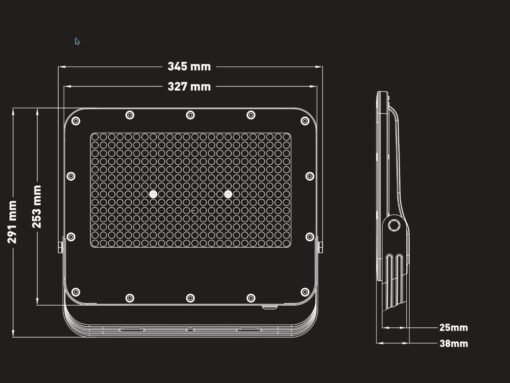 200W 5000K Floodlights With Lens SMD LED Waterproof - Image 5