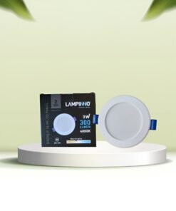 Alternative view of 3W SMD LED Recessed spotlight 3000K white