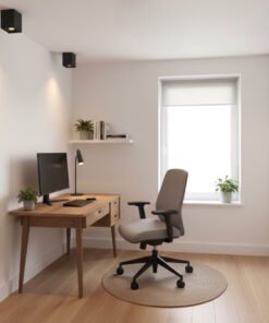 Alternative view of GU10 Surface-mounted spotlight fixture rectangular sand black tiltable large