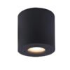 GU10 Waterproof Surface mounted spotlight fixture cylinder sand black