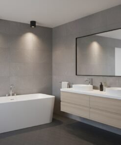 Alternative view of GU10 Waterproof Surface mounted spotlight fixture cylinder sand black