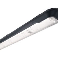 120cm Pro Design double LED TL T8 fixture waterproof dark gray with reflector