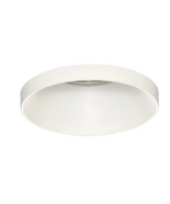 GU10 Recessed design fixture cylinder sand white with lamp holder