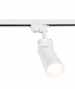 Track light spot GU10 fixture cylinder sand white rotatable