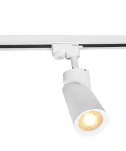 Alternative view of Track light spot GU10 fixture cylinder sand white rotatable
