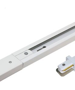 Alternative view of 2 meter track  for 1 phase 2 wire track system white