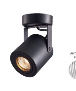 GU10 Surface-mounted spot fixture cylinder sand black rotatable