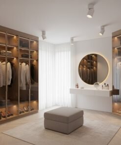 Alternative view of GU10 Surface-mounted spot fixture cylinder sand white rotatable