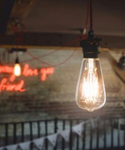 Alternative view of 4W Filament LED Bulb E27 ST64 Clear Glass 2700K