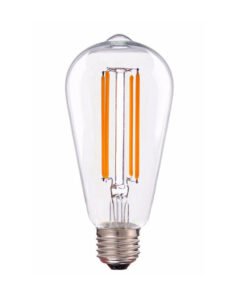4W Filament LED Bulb E27 ST64 Clear Glass 2700K