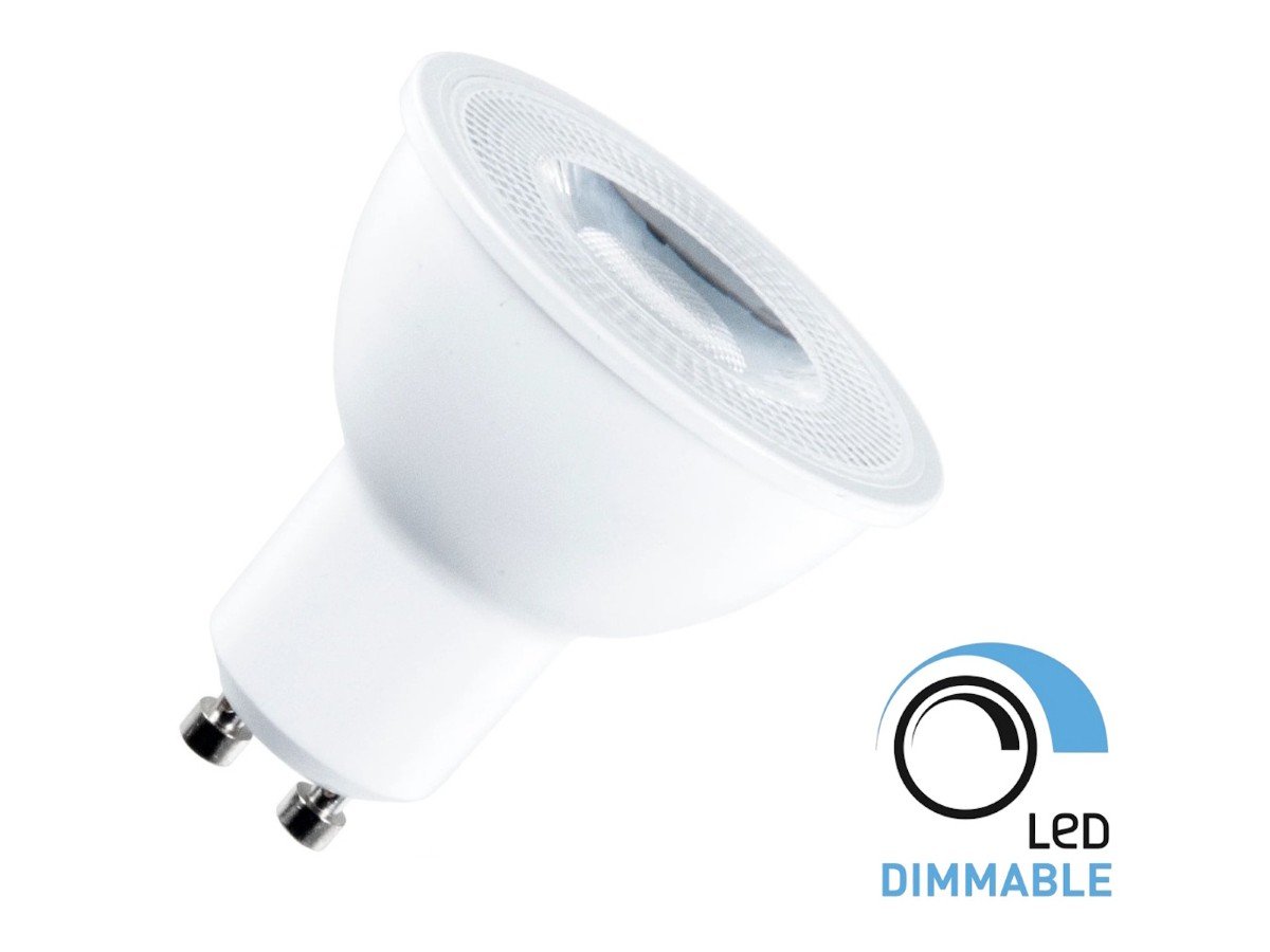 7W GU10 LED Spot Dimmable 3000K with Lens