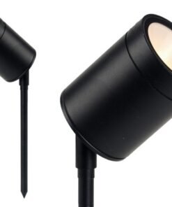 Alternative view of Spike light garden lamp GU10 fitting sand black waterproof