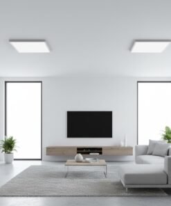 Alternative view of SURFACE-MOUNTED FRAME FOR 60X60 LED PANELS WHITE CLICK SYSTEM