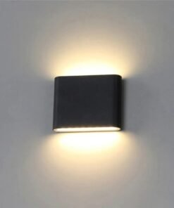 Alternative view of 6W (2*3W) LED Sand Black Up & Down Waterproof Wall Lamp 3000K