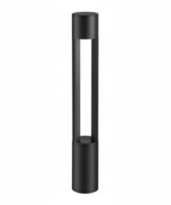 Alternative view of Outdoor Bollard Light GU10 Sand Black Waterproof