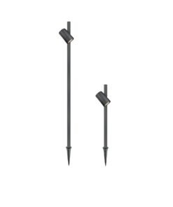 Alternative view of Spike Garden Lamp GU10 Sand Black Rotatable Waterproof