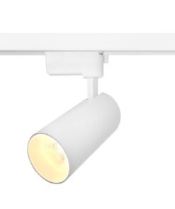 Alternative view of 18W 3000K LED Track Light cylinder sand white rotatable