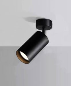 Alternative view of GU10 Opbouwspot Armatuur cilinder zand zwart draaibaar