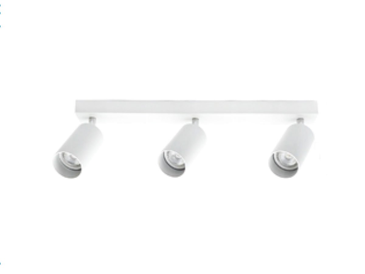 GU10 Opbouwspot Armatuur triple cilinder zand wit draaibaar - Image 4