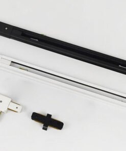 Alternative view of Doorverbinder voor 1 fase 2 draden railsystem mat wit