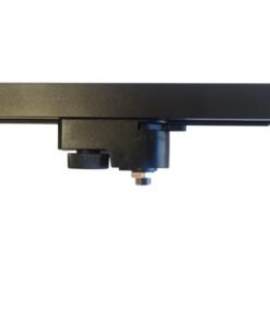 Hanglamp adapter voor 1 fase 2 draden railsystem zand zwart