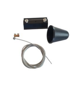 Alternative view of Ophang set voor 1 fase 2 draden railsystem zand zwart