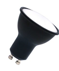 4.9W GU10 LED Spot 3000K zwart