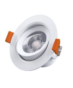4.9W SMD LED Inbouwspot 3000K mat wit met lens