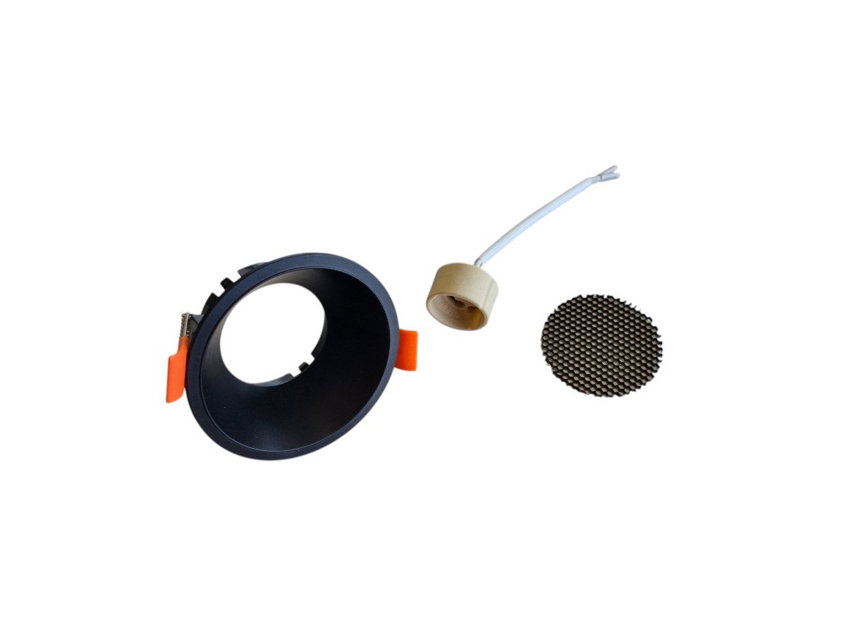 GU10 Inbouw armatuur zwart met lamphouder - Image 9