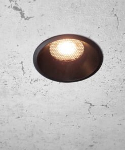 Alternative view of GU10 Inbouw armatuur zwart met lamphouder