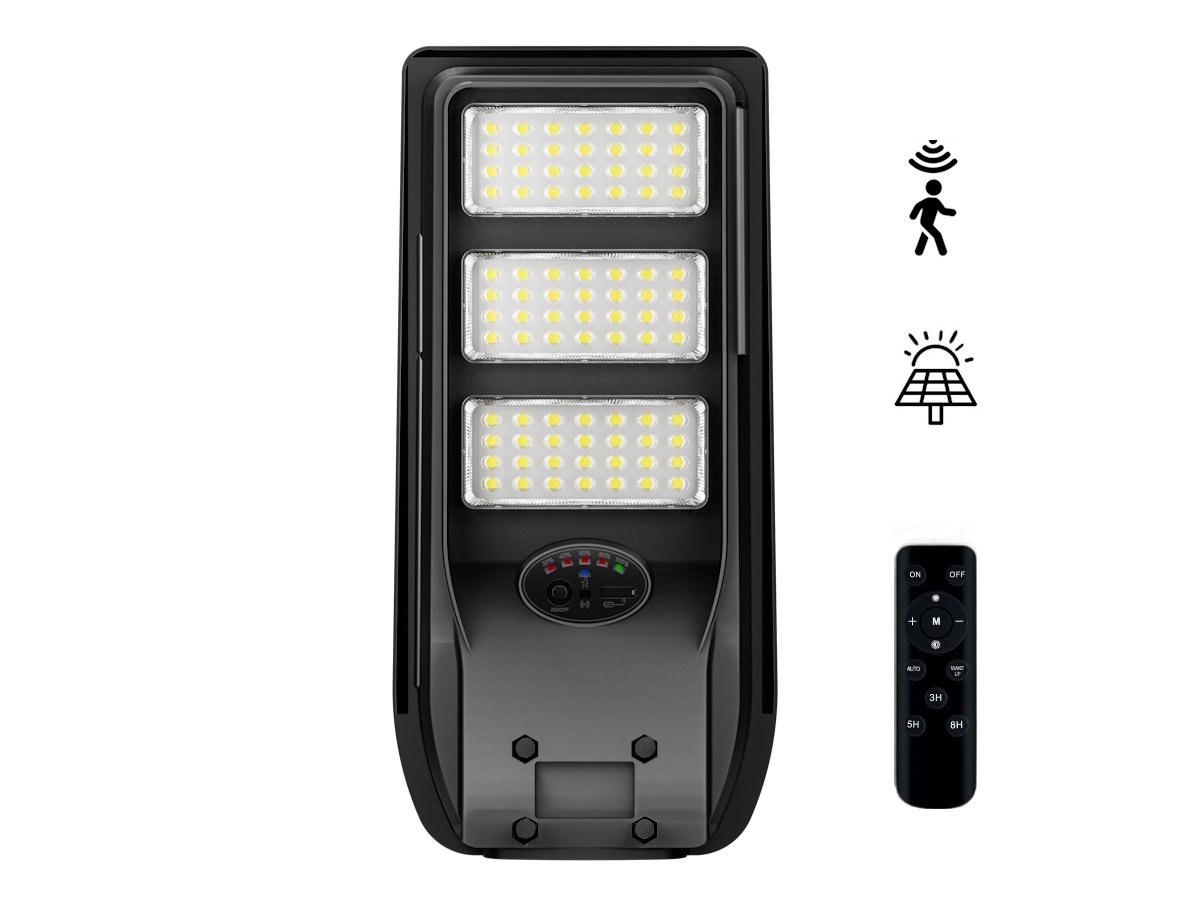 Solar 5000K 1500lm LED Straatverlichting met Remote