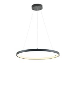Orien Design Pendant Lamp Sand Black 60cm 28W LED CCT 3 Colors & 3 Step Dimming