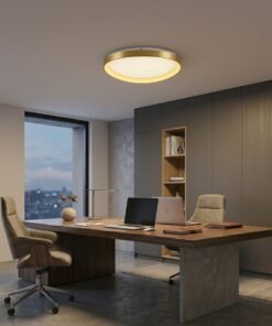Alternative view of Auren Design Ceiling Lamp Gold 62cm 50W LED CCT 3 Color & 3 Step Dimming