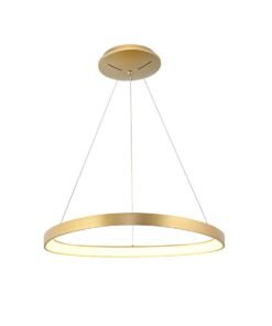 Auren Design Pendant Lamp Gold 62cm 50W LED CCT 3 Colors & 3 Step Dimming